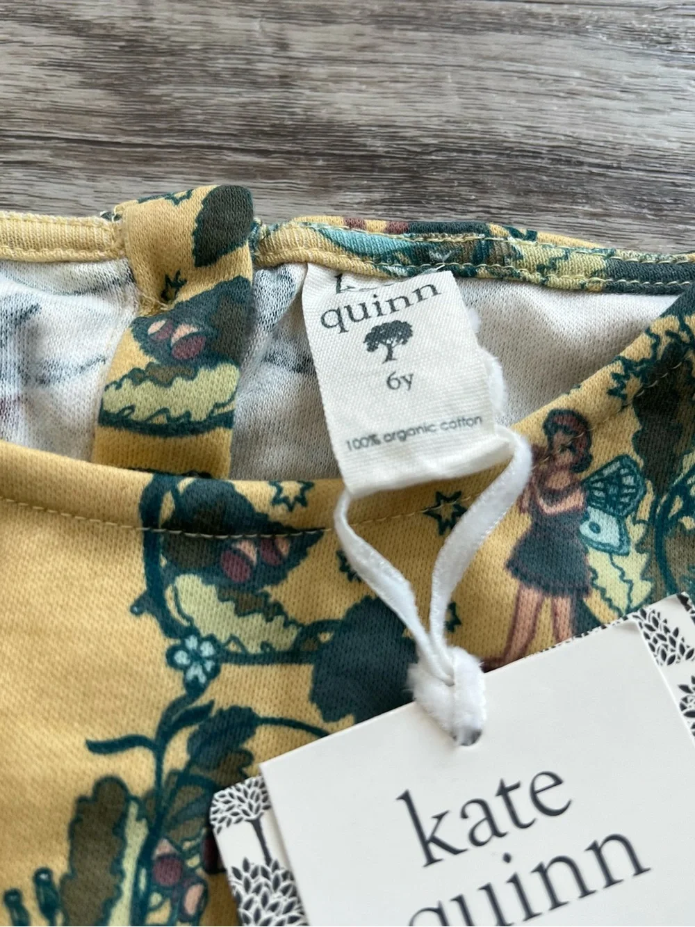 NWT Kate Quinn Girls Organic Cotton Fairy Dress Size 6